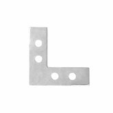 Flat Corner Bracket, 1x1" , 24 Pcs.